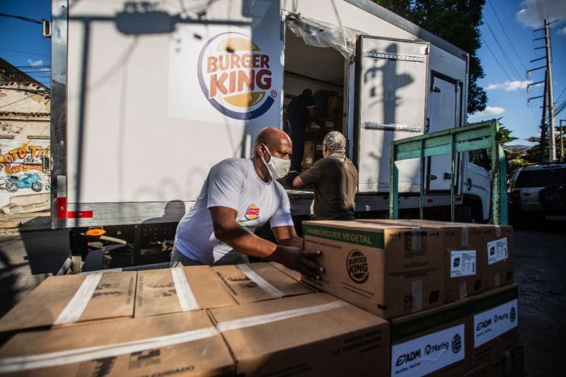 ADM, Burger King e Marfrig anunciam doação de hambúrgueres vegetais