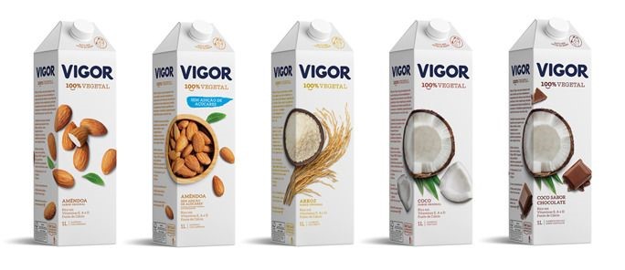 Vigor entra na categoria plant based e lança sua primeira linha de bebidas vegetais