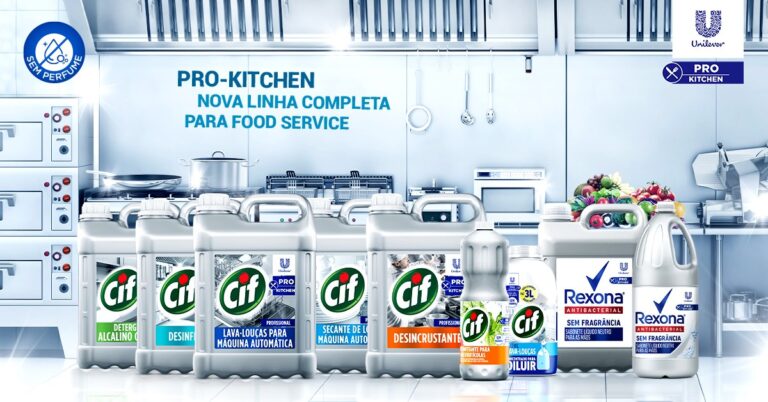 Linha Pro-Kitchen da Unilever