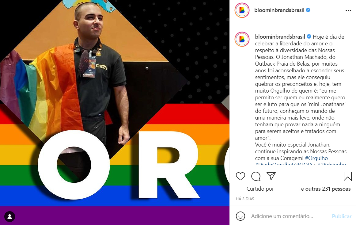 Marcas de várias localidades e segmentos não deixaram passar em branco o mês e o dia do orgulho LGBTQIA+ e entraram com tudo nesta luta.