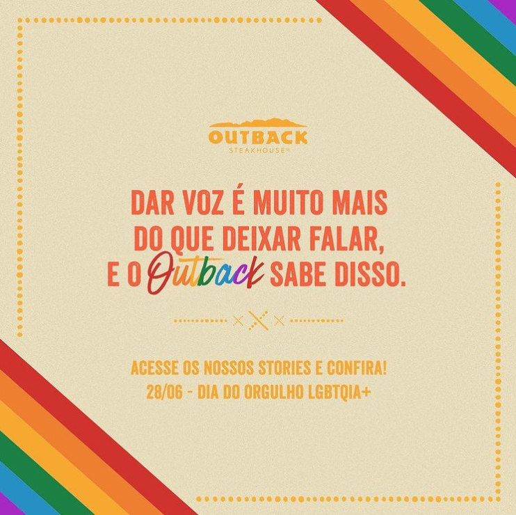 Marcas de várias localidades e segmentos não deixaram passar em branco o mês e o dia do orgulho LGBTQIA+ e entraram com tudo nesta luta.