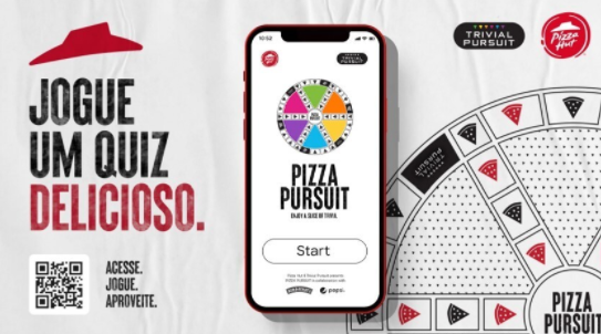 Pizza Hut lança jogo interativo em suas embalagens