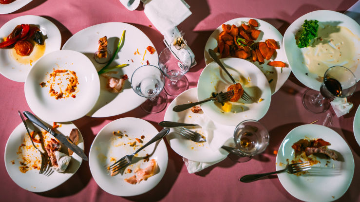 desperdício de alimentos